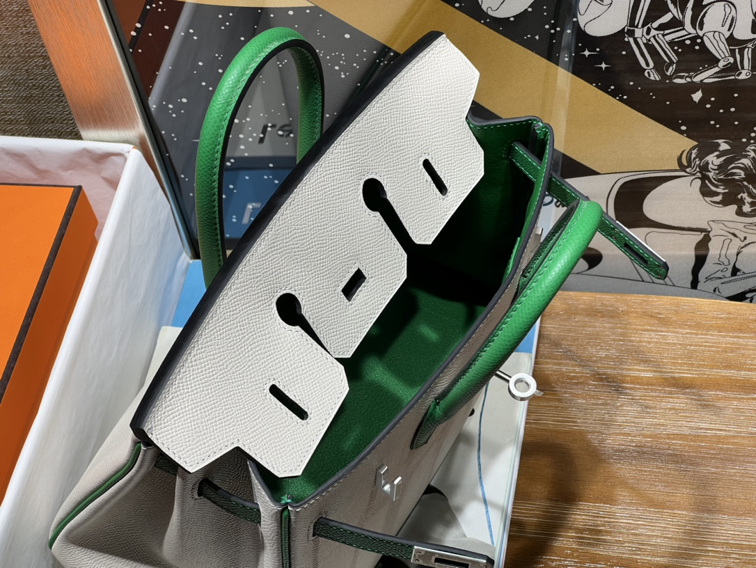 Hermès Birkin 25cm10 Milkshake White