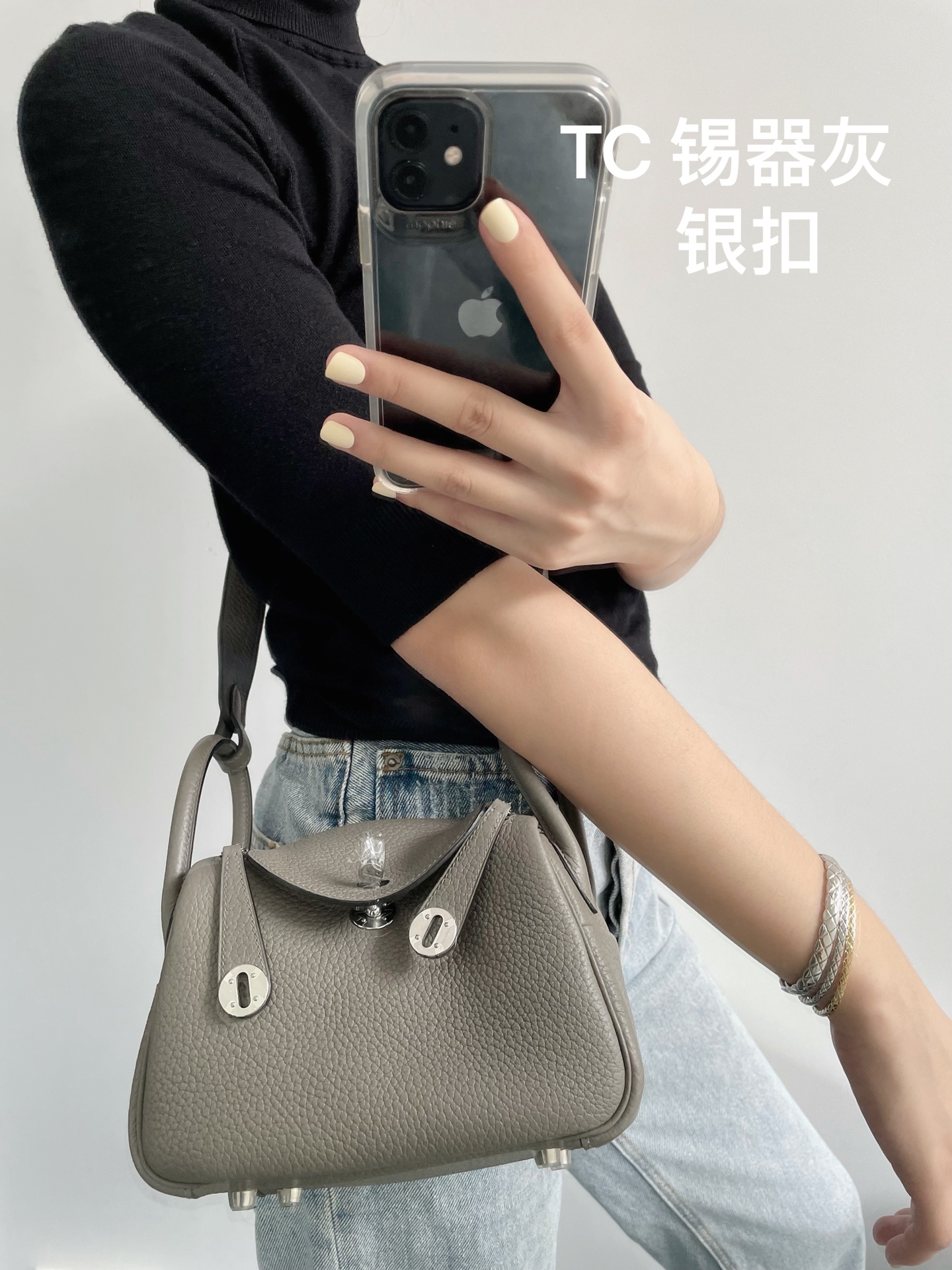 Hermès Kelly mini 2 American crocodile matte 6U mint green silver buckle