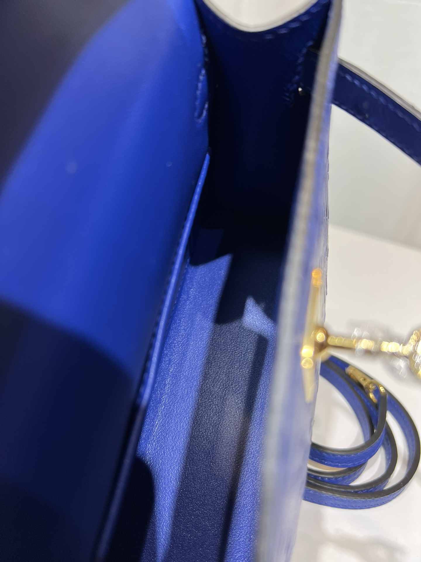 Hermès Kelly second generation 19cm imported top quality KK ostrich leather