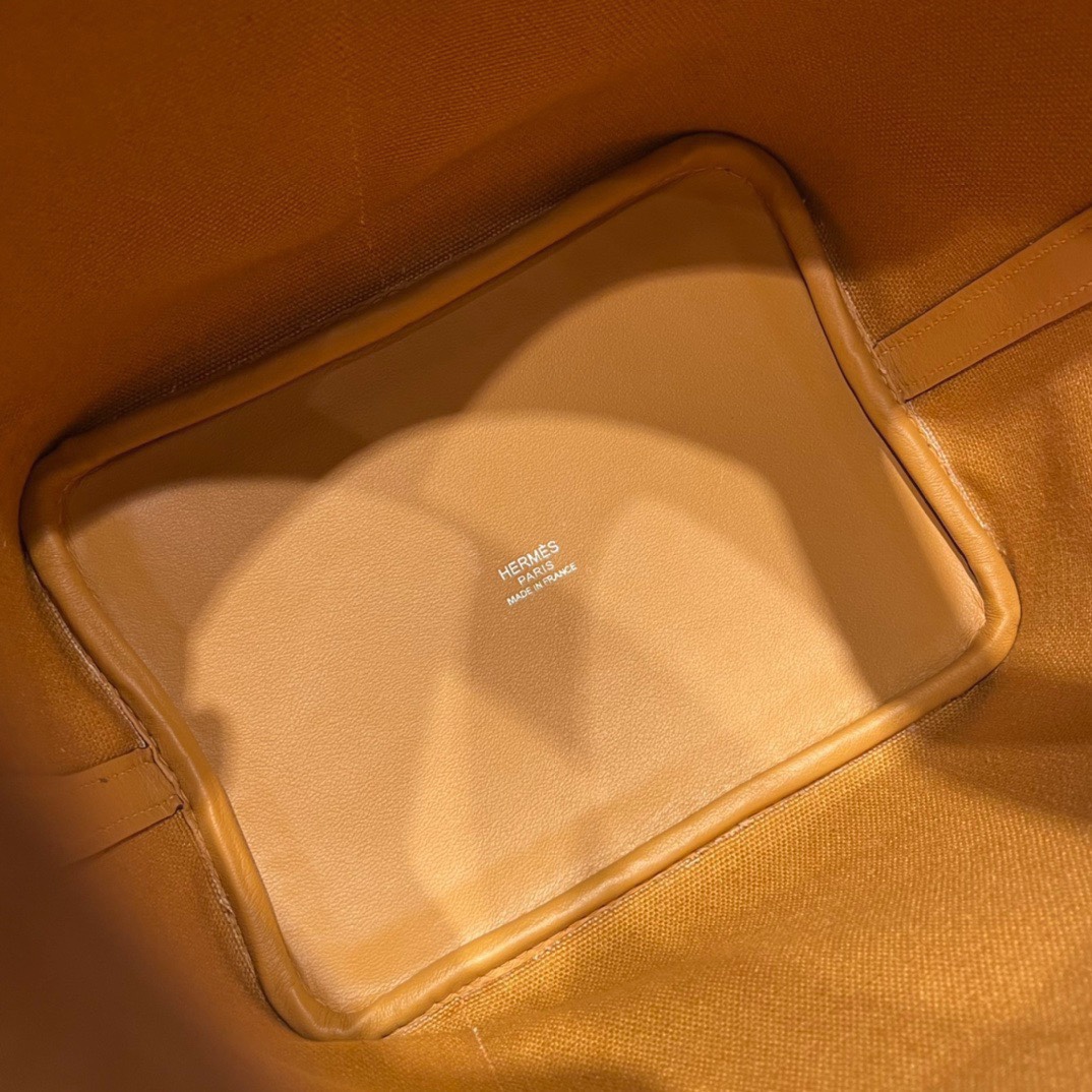 Hermès cargo picotin vegetable basket canvas,