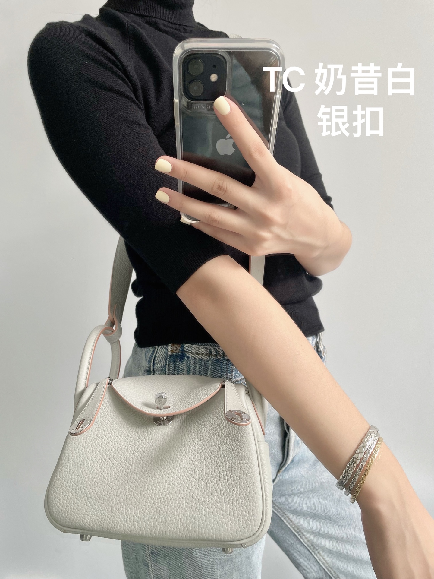 Hermès Kelly mini 2 American crocodile matte 6U mint green silver buckle