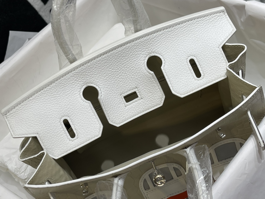 Hermès: Small House Bag 25CM. In stock🈶️ American crocodile