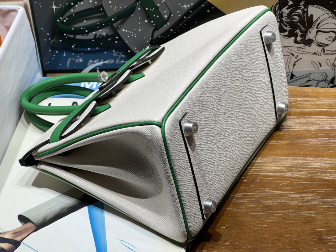 Hermès Birkin 25cm10 Milkshake White