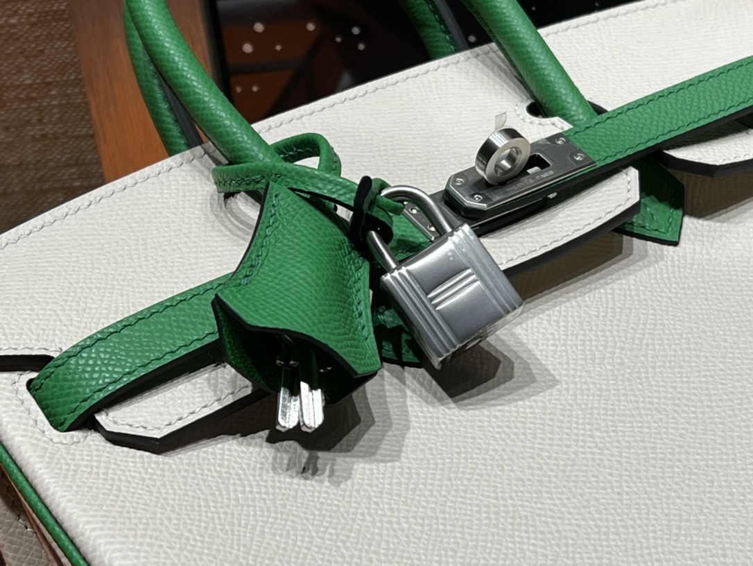 Hermès Birkin 25cm10 Milkshake White