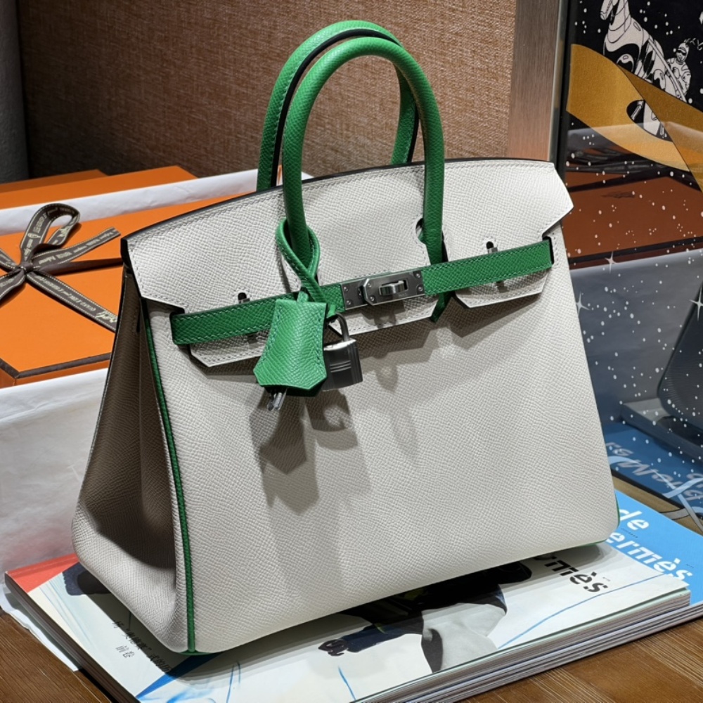 Hermès Birkin 25cm10 Milkshake White