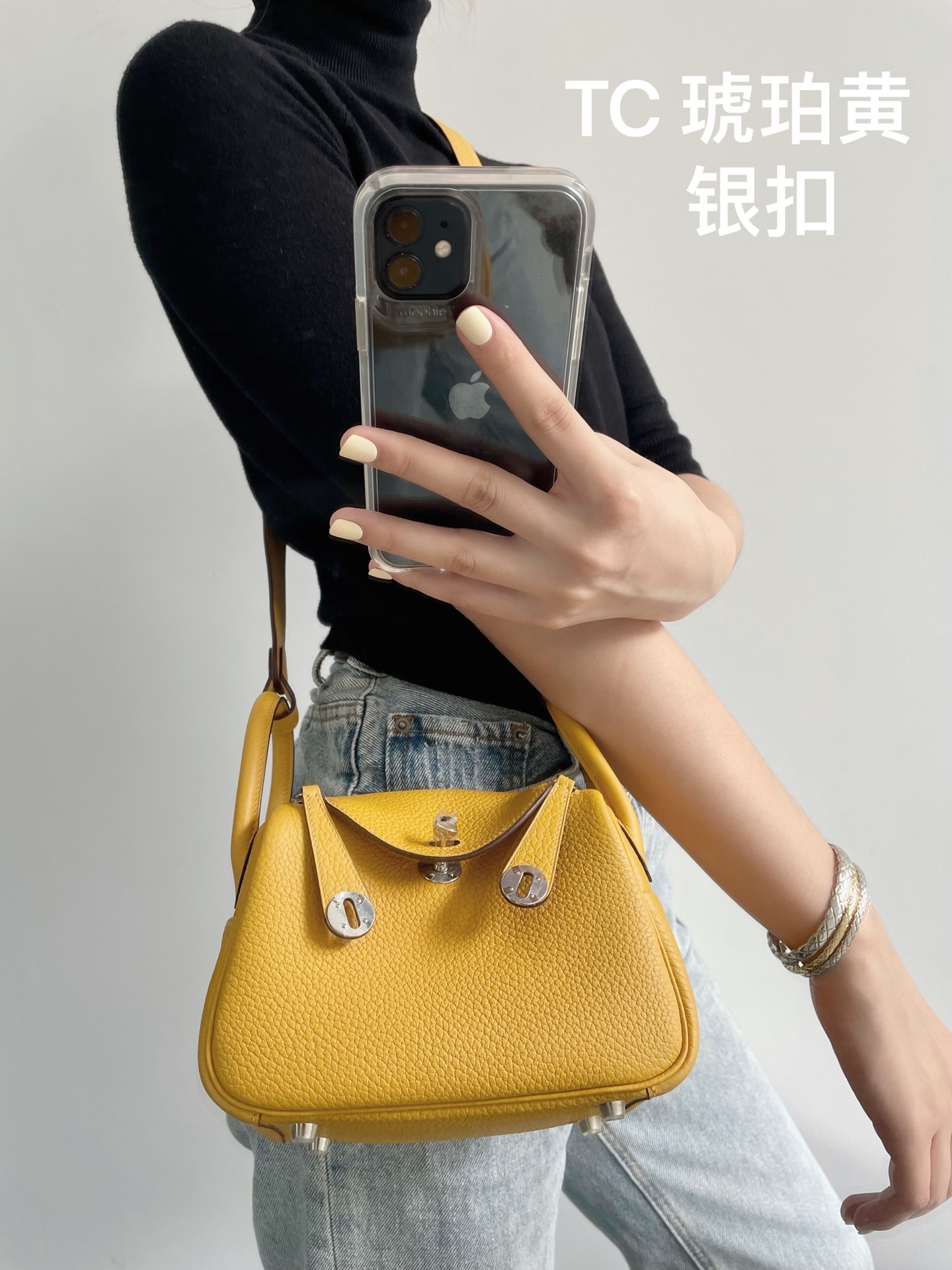 Hermès Kelly mini 2 American crocodile matte 6U mint green silver buckle