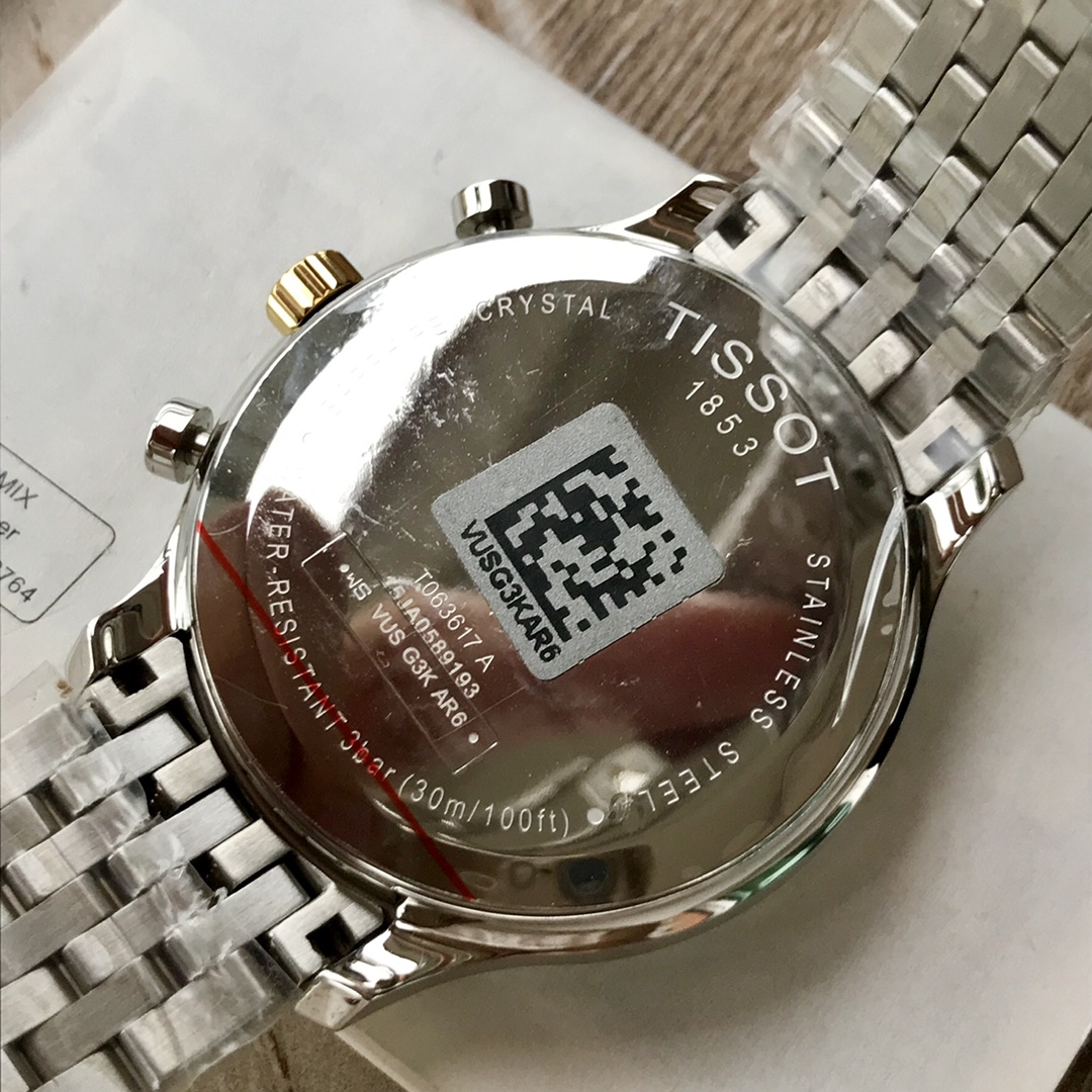 Tissot, T063.617.22.037.00 series, business casual men's watch,