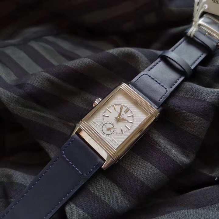Jaeger-LeCoultre Reverso Tribute double-sided dual time zone flip watch
