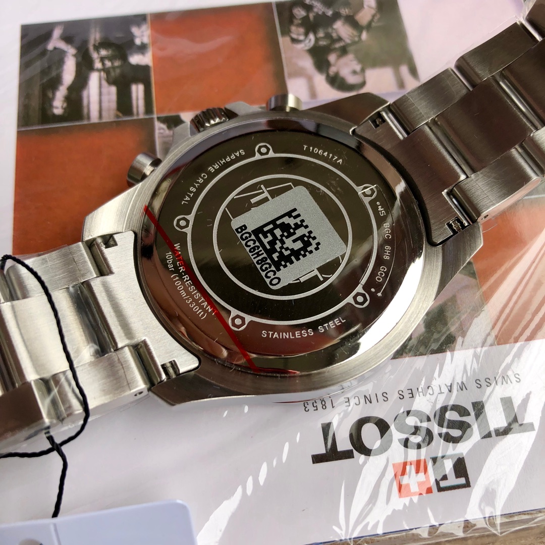 original Tissot, all original Tissot T106 series V8 men's watch,