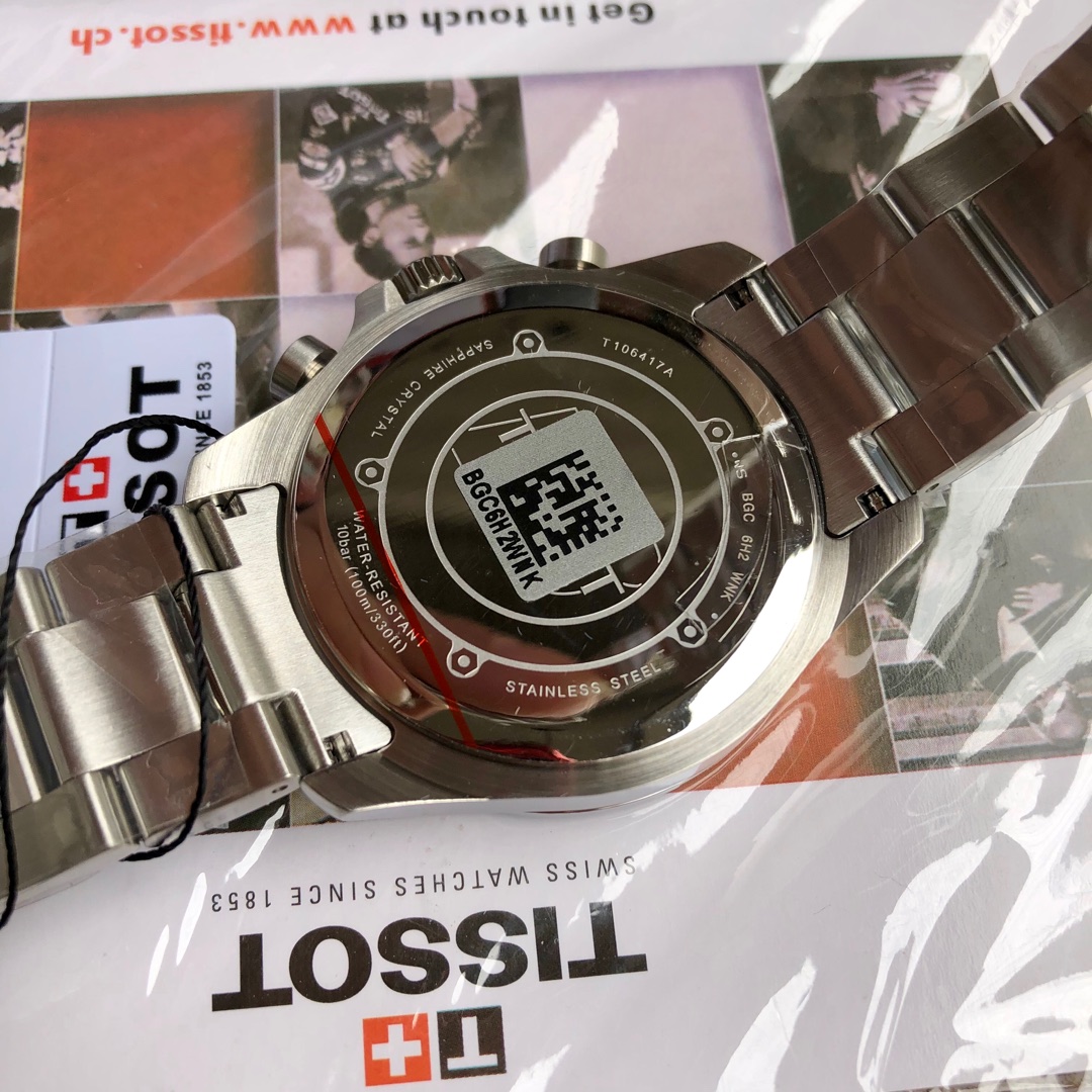 original Tissot, all original Tissot T106 series V8 men's watch,