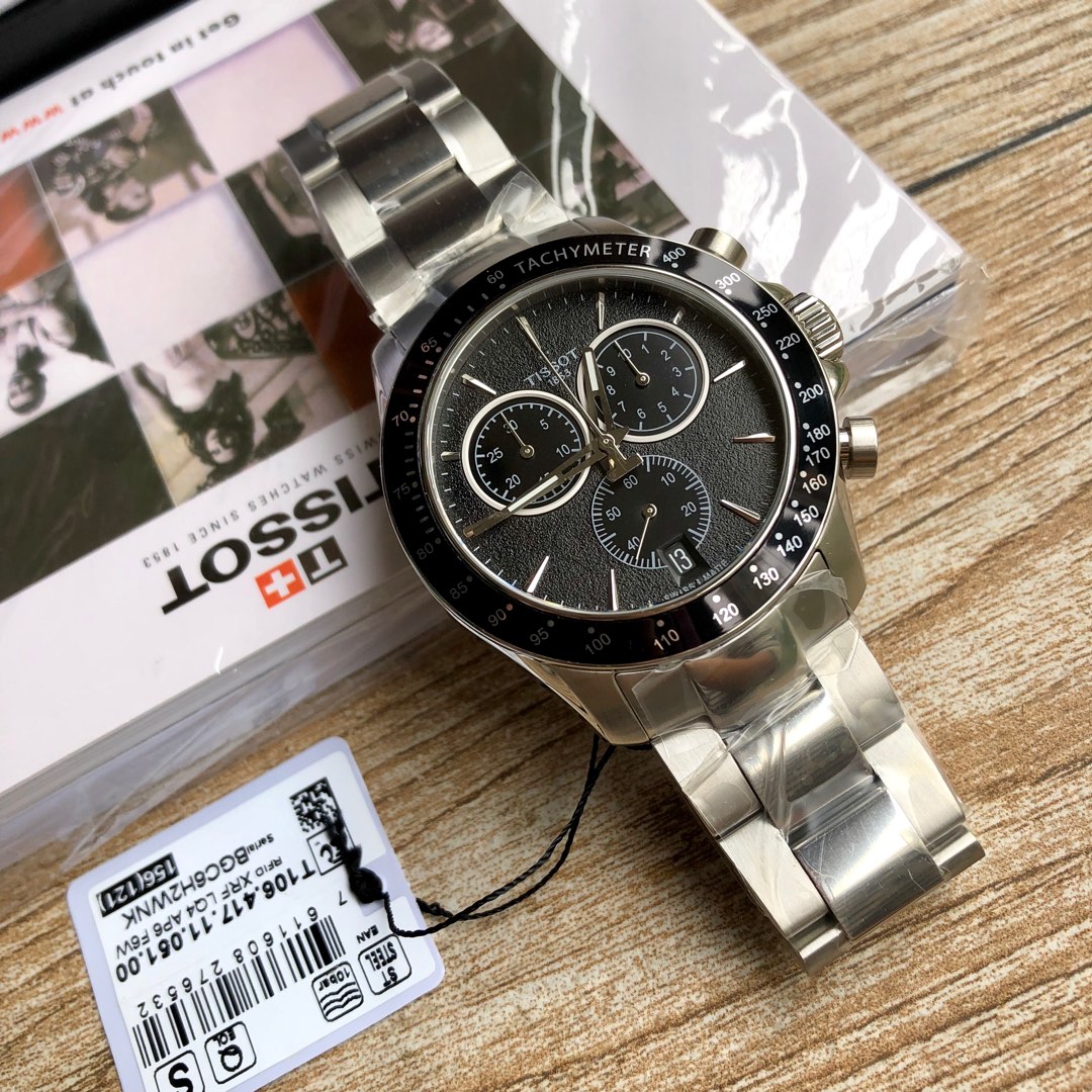 original Tissot, all original Tissot T106 series V8 men's watch,