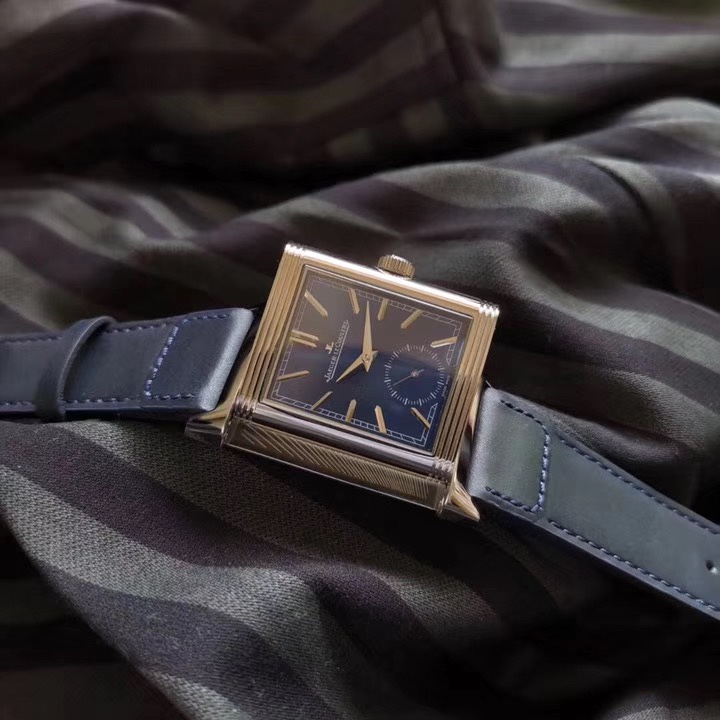 Jaeger-LeCoultre Reverso Tribute double-sided dual time zone flip watch