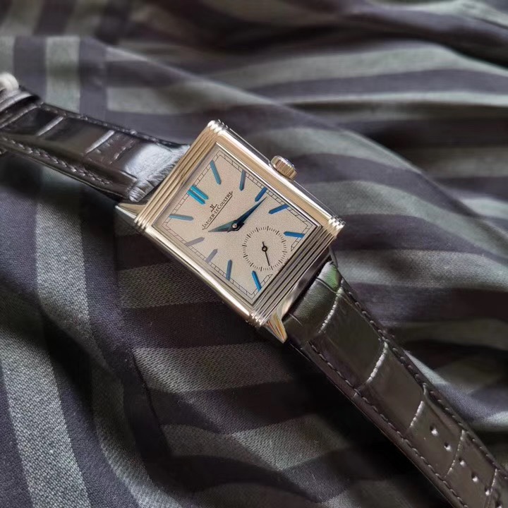 Jaeger-LeCoultre Reverso Tribute double-sided dual time zone flip watch