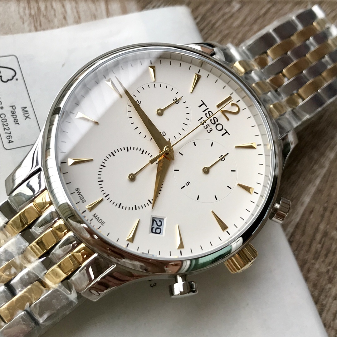 Tissot, T063.617.22.037.00 series, business casual men's watch,