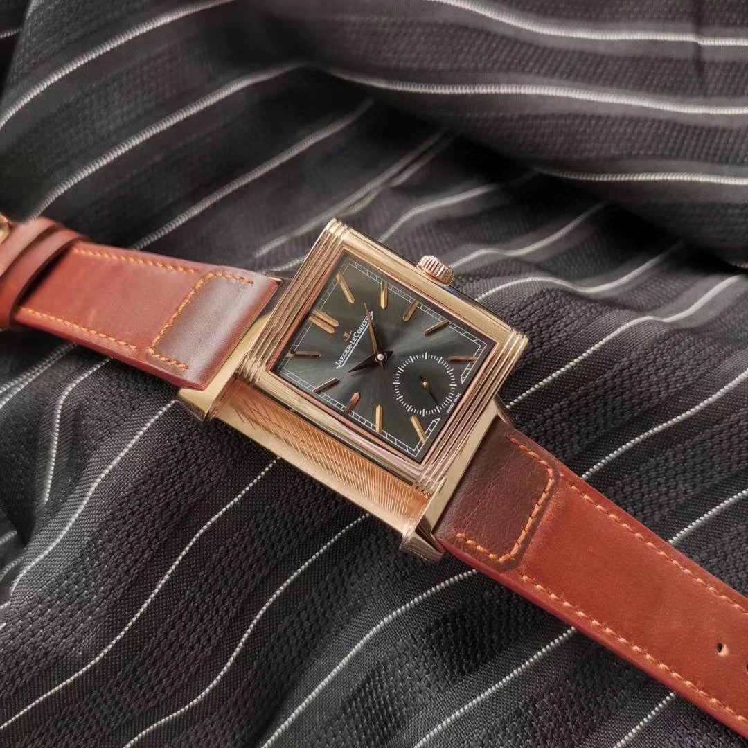 Jaeger-LeCoultre Reverso Tribute double-sided dual time zone flip watch