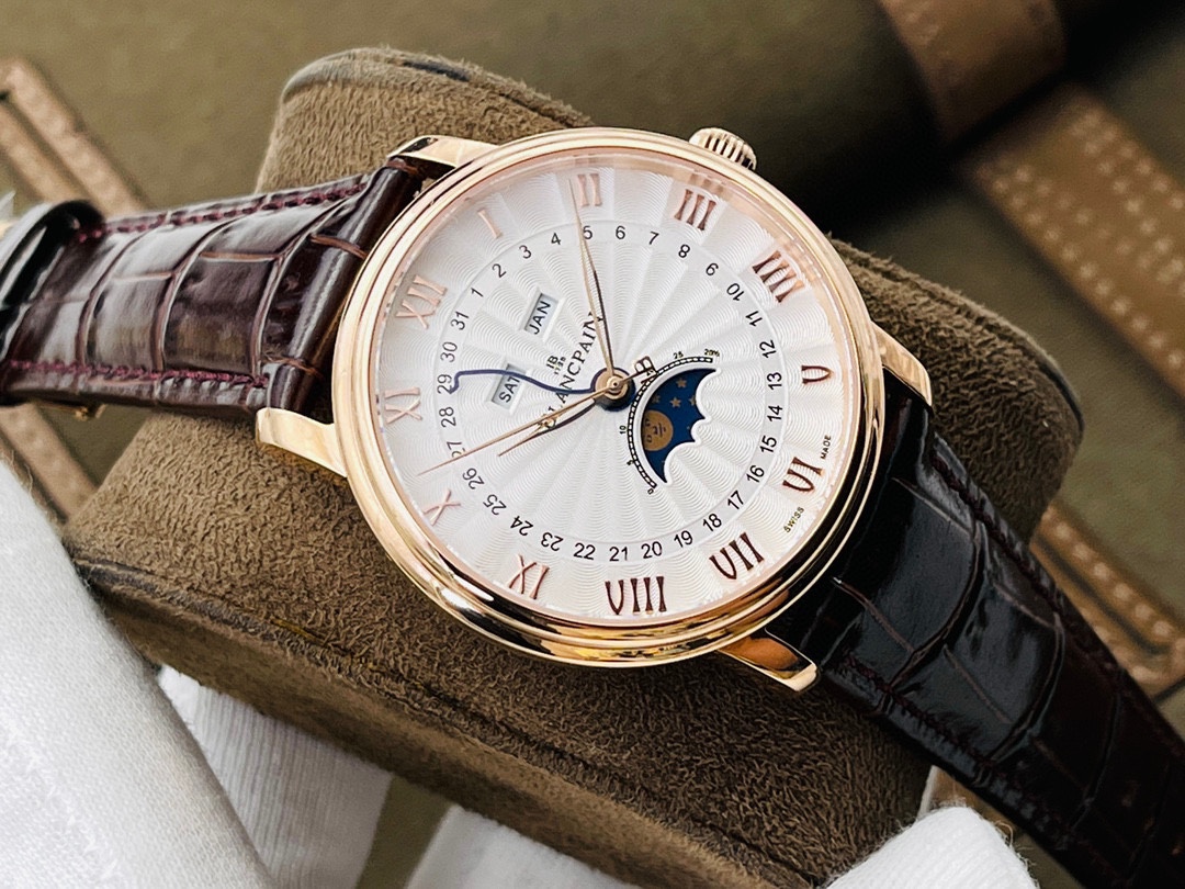 Blancpain 6654 Blancpain Villeret Classic 6654 Moon Phase Display Series Watch
