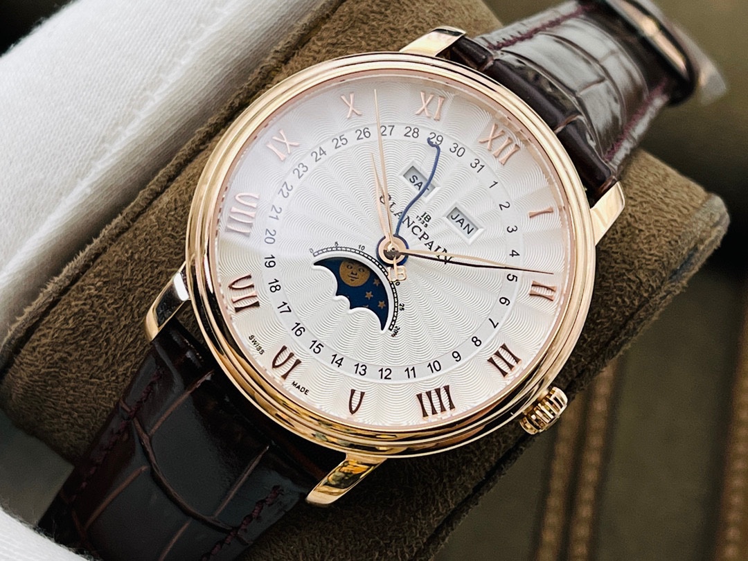 Blancpain 6654 Blancpain Villeret Classic 6654 Moon Phase Display Series Watch