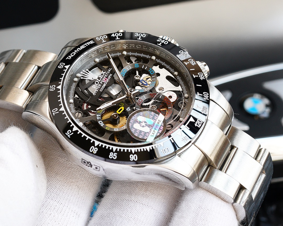 The world's first hollow dial Rolex Daytona watch,