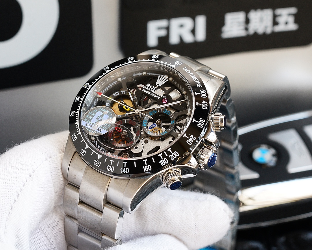 The world's first hollow dial Rolex Daytona watch,