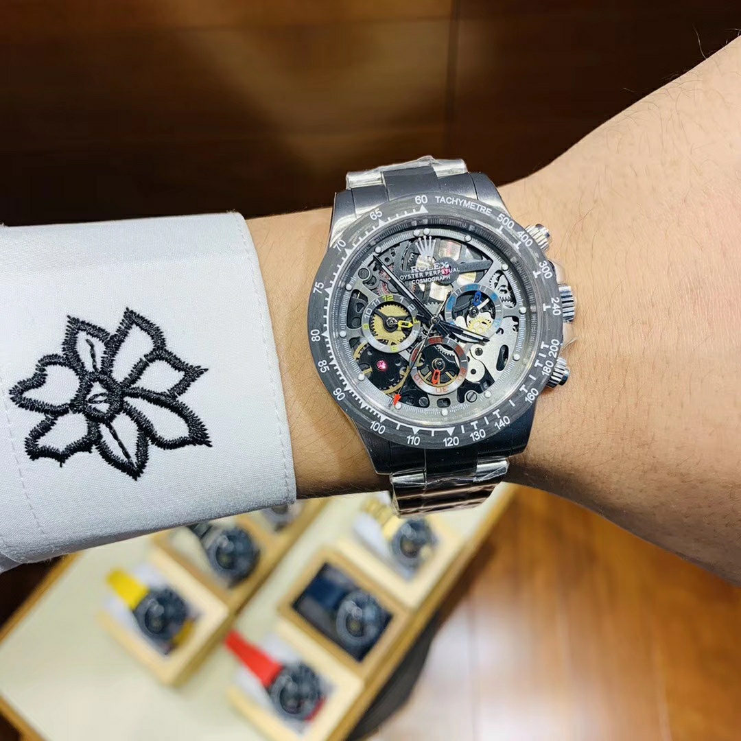 The world's first hollow dial Rolex Daytona watch,