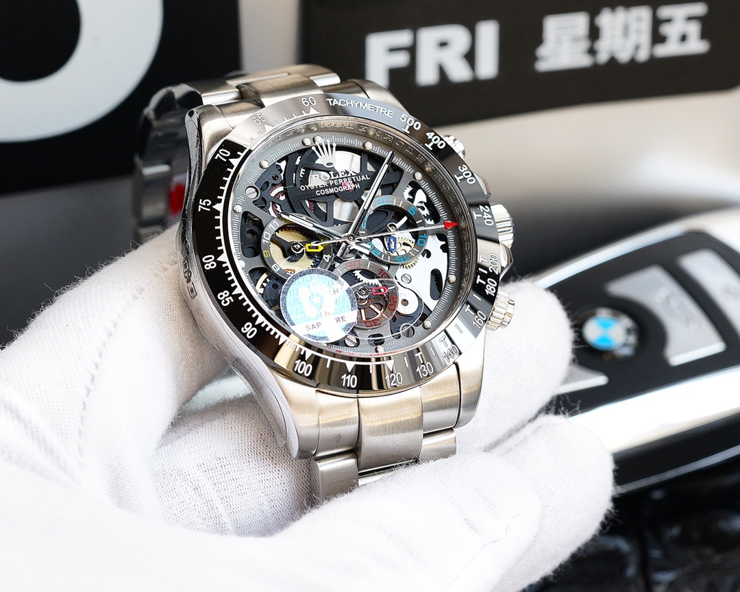 The world's first hollow dial Rolex Daytona watch,