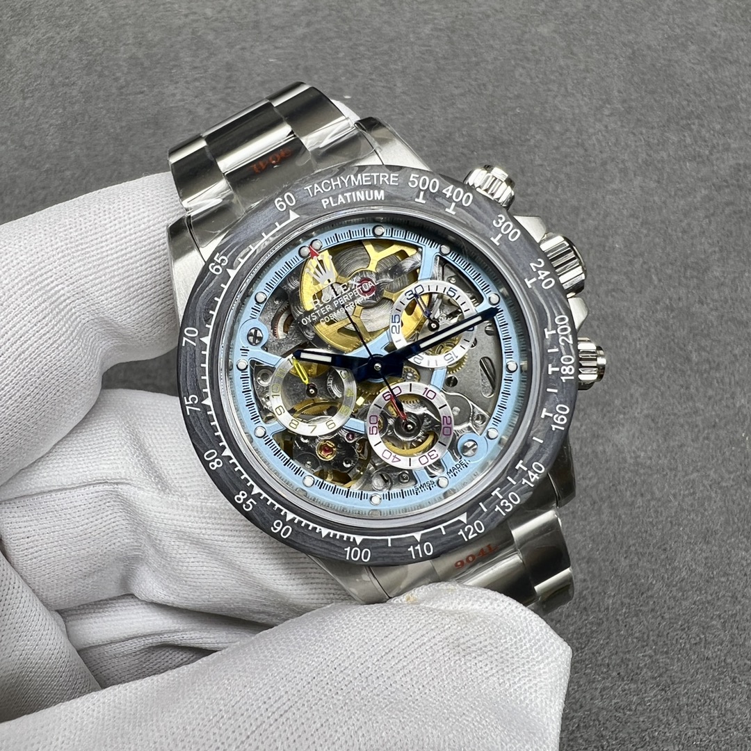 The world's first hollow dial Rolex Daytona watch,