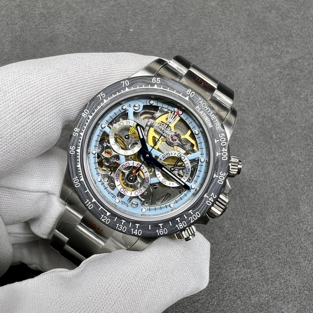 The world's first hollow dial Rolex Daytona watch,
