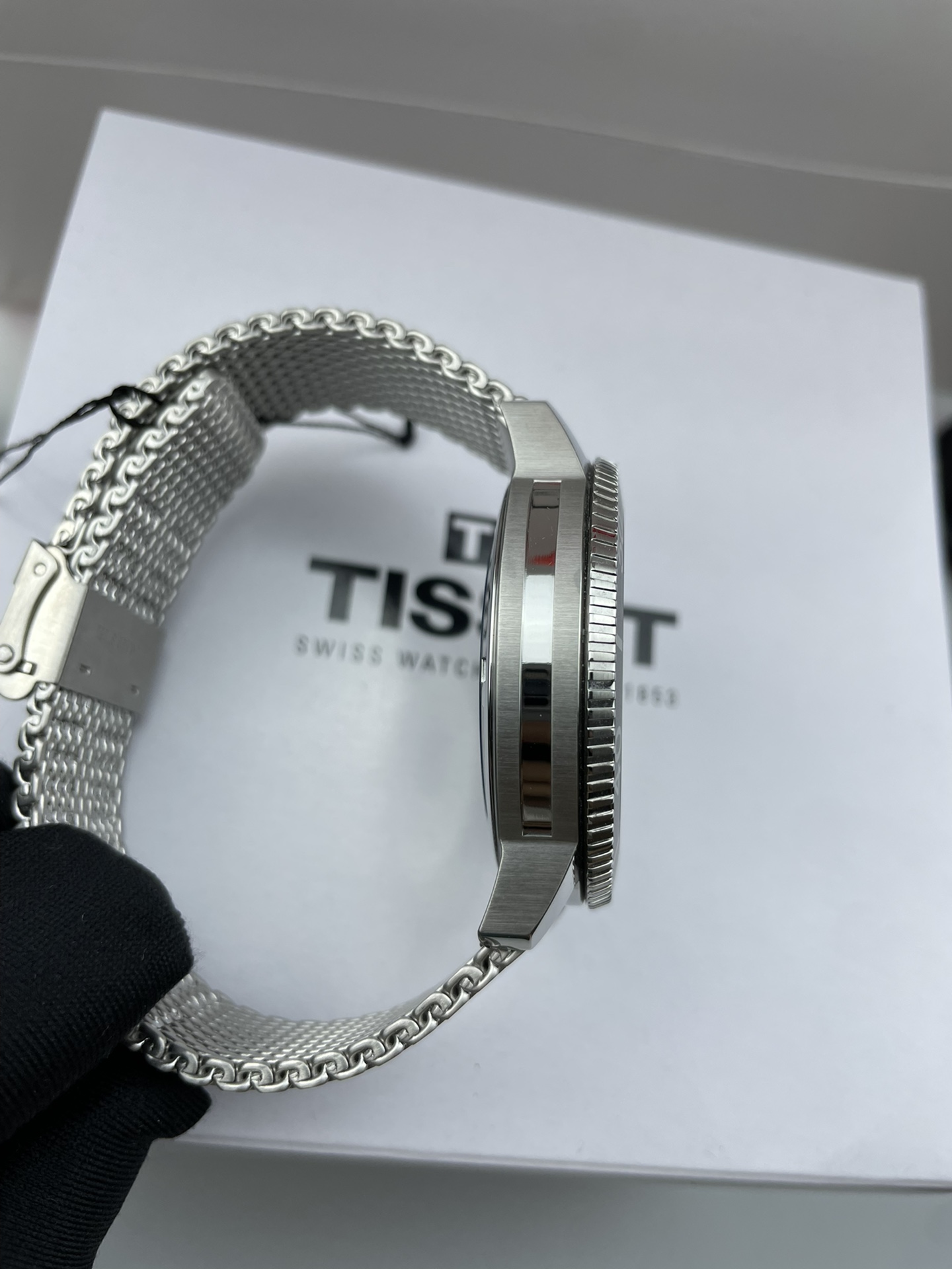 Tissot T120.417.11.091.00 six-pin latest mesh strap model