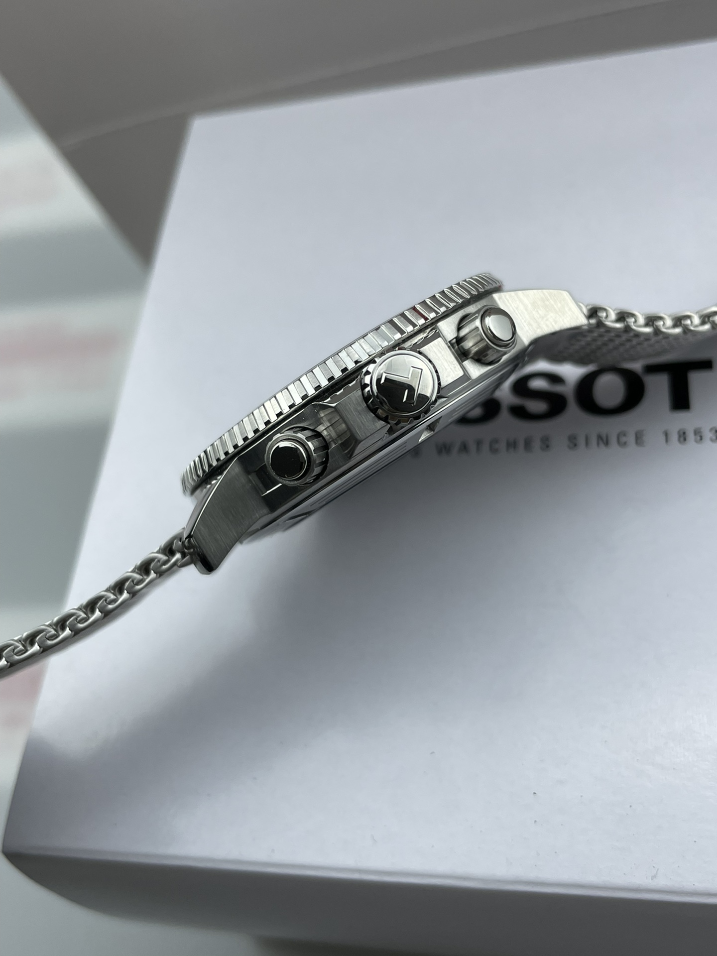 Tissot T120.417.11.091.00 six-pin latest mesh strap model