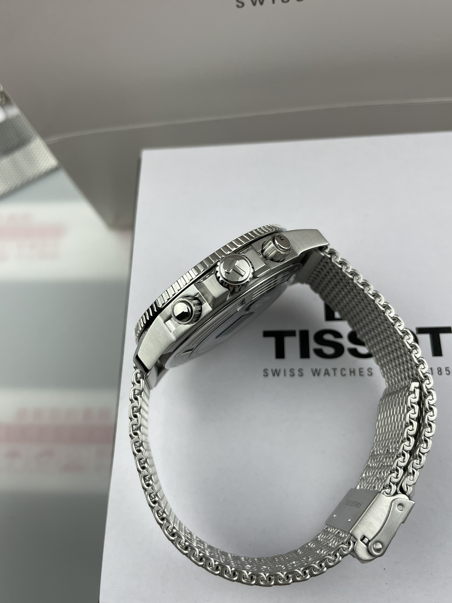 Tissot T120.417.11.041.02 six-pin latest mesh strap model,