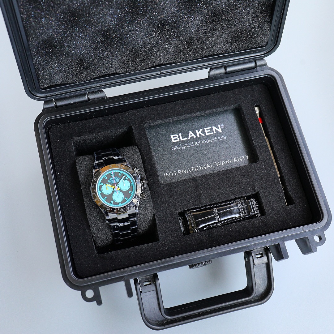 The latest fourth generation Daytona stainless steel all black model