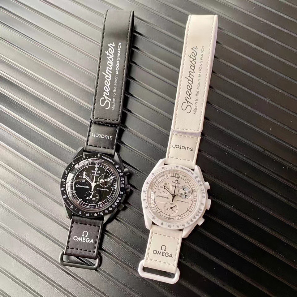 Omega x Swatch's new moon landing work Mission to the Moonphase Bex.