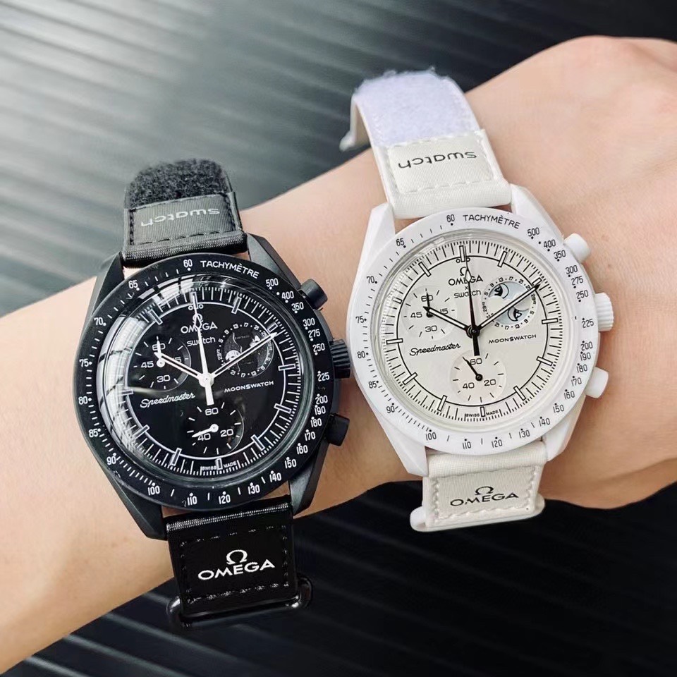 Omega x Swatch's new moon landing work Mission to the Moonphase Bex.