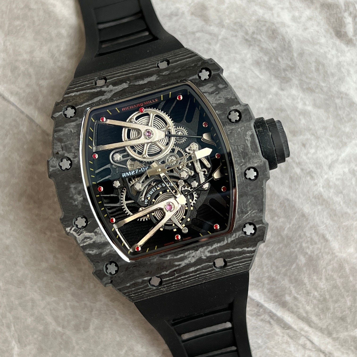 RM 27-02 is a sports tourbillon watch designed by 〖RICHARD MILLE〗