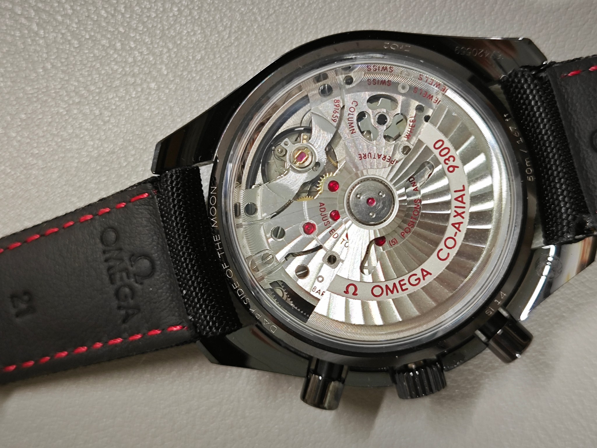 Omega Dark Side of the Moon Ceramic 9300 Movement