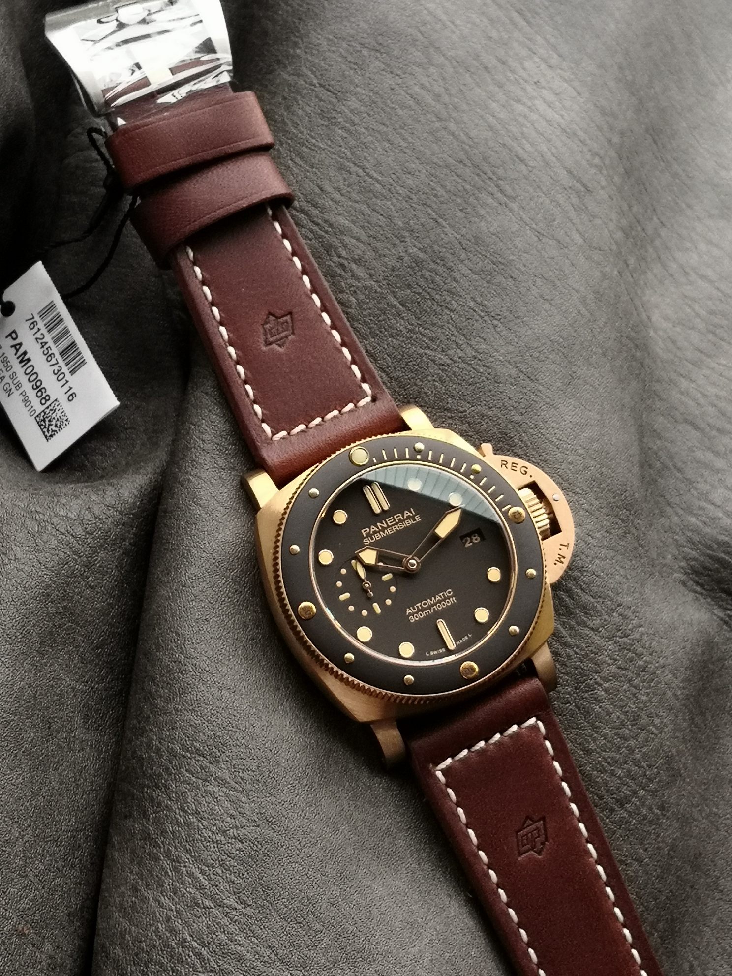 Panerai Submersible series PAM00968 watch,