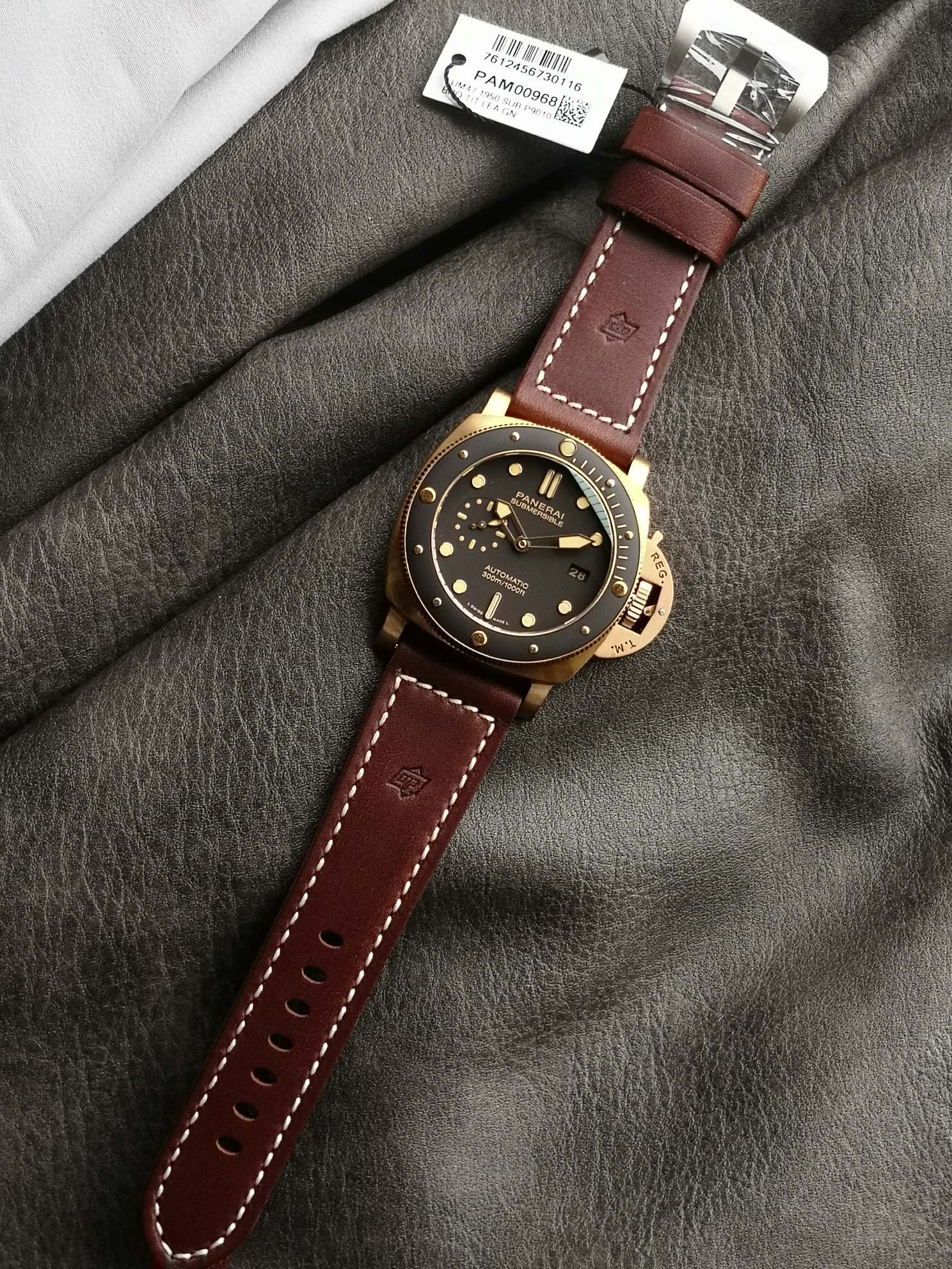 Panerai Submersible series PAM00968 watch,