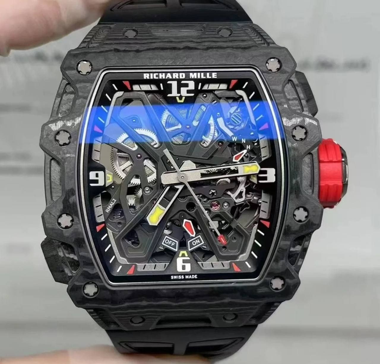 Chad Mille 35-03 Carbon Fiber Watch A TQIANWI watch