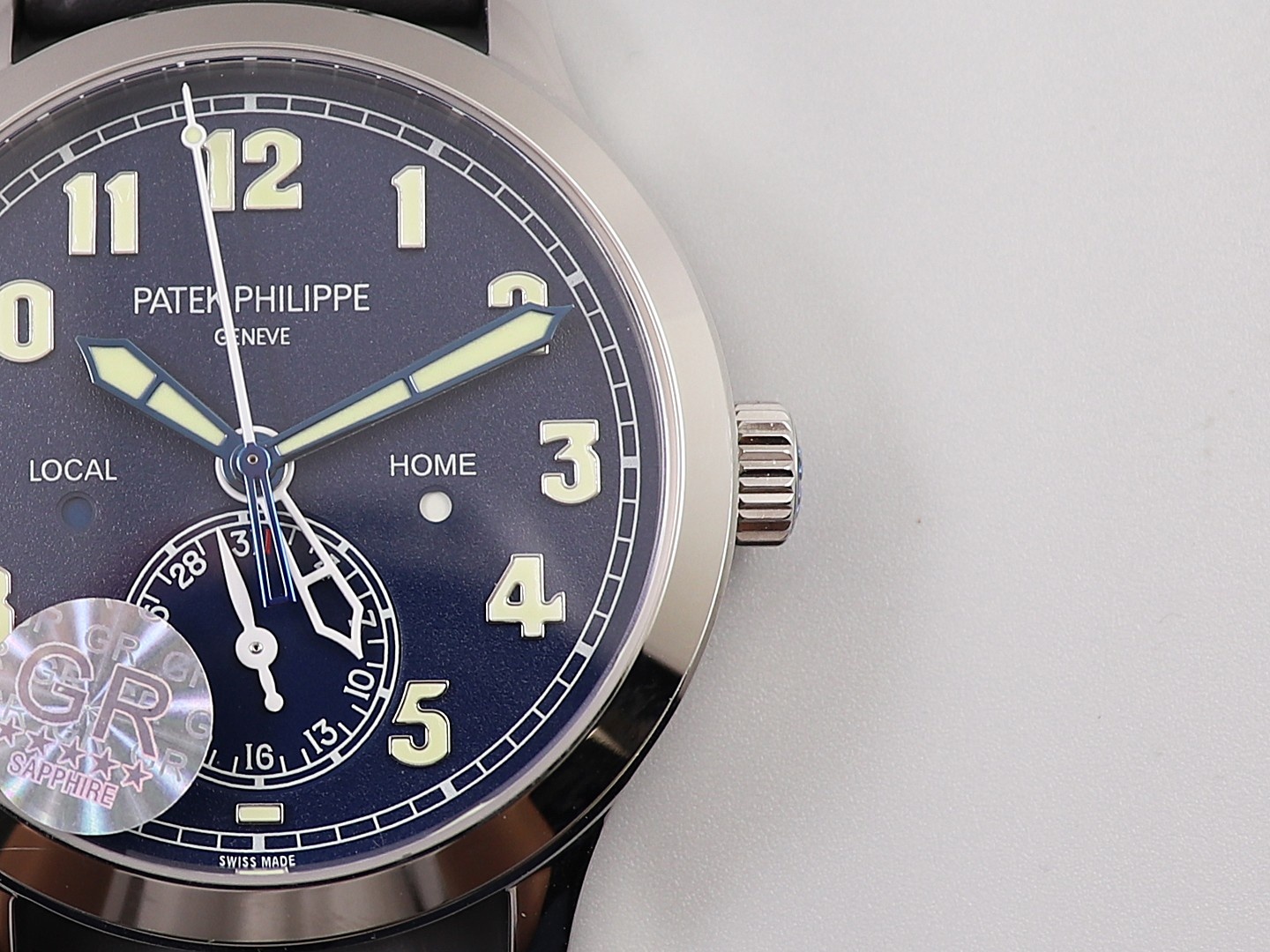 Patek Philippe time zone function ref.5524 Calatrava pilot travel time watch series