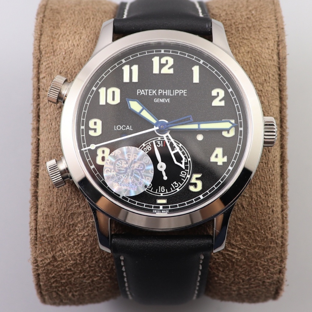 Patek Philippe time zone function ref.5524 Calatrava pilot travel time watch series