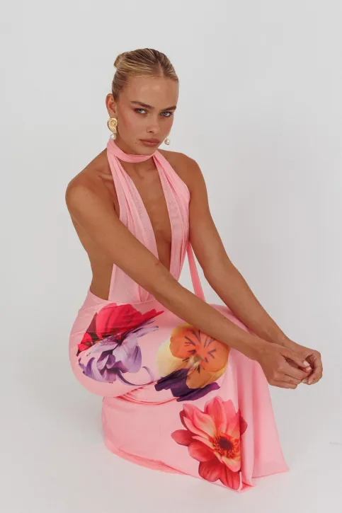 maxi dress for 5 2 Suzette LONG Dress in Phlox Feather