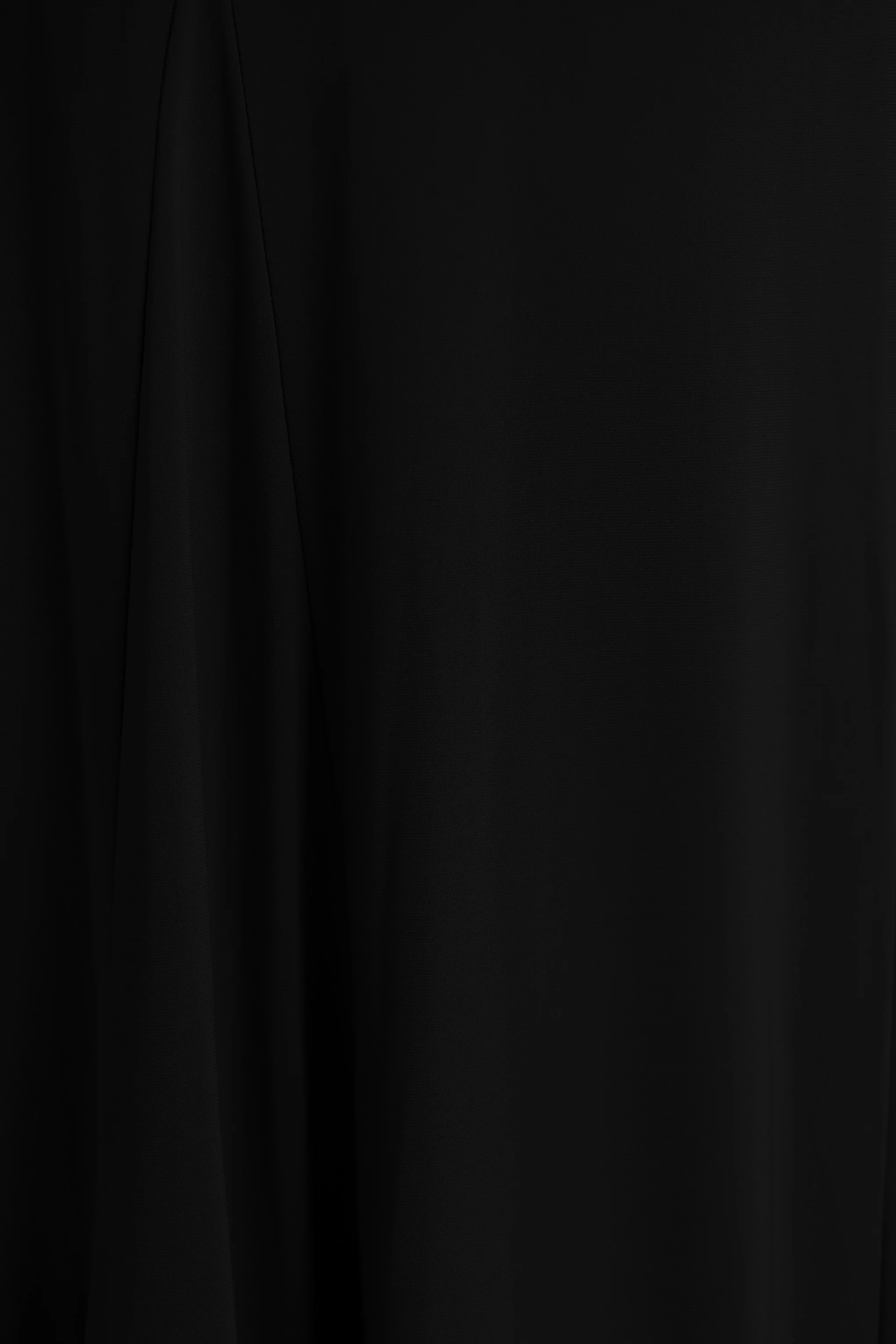 Cilla | Black Bardot-Neck Maxi Dress With Ruched Detailing