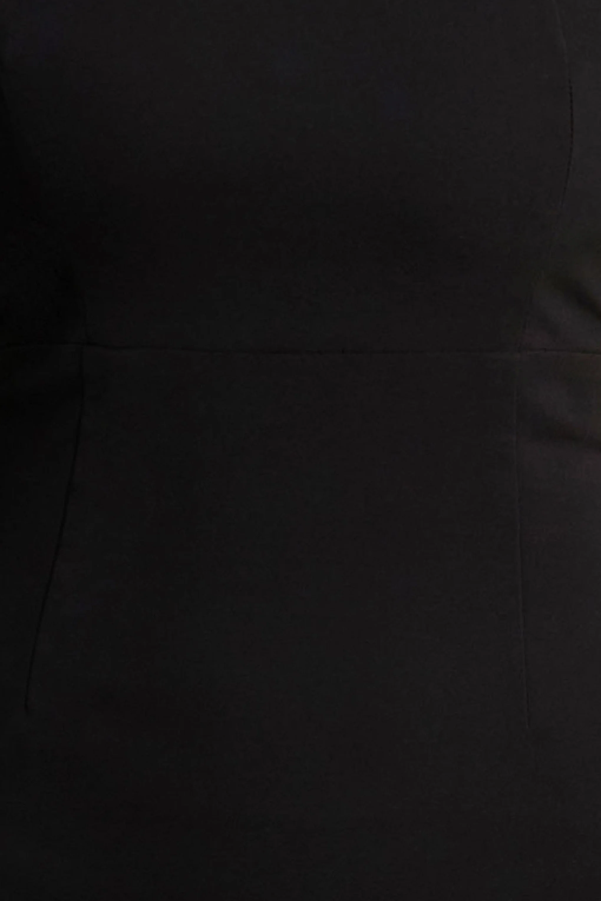 Retreat | Black Square-Neck Maxi Dress With Satin Puff-Sleeves