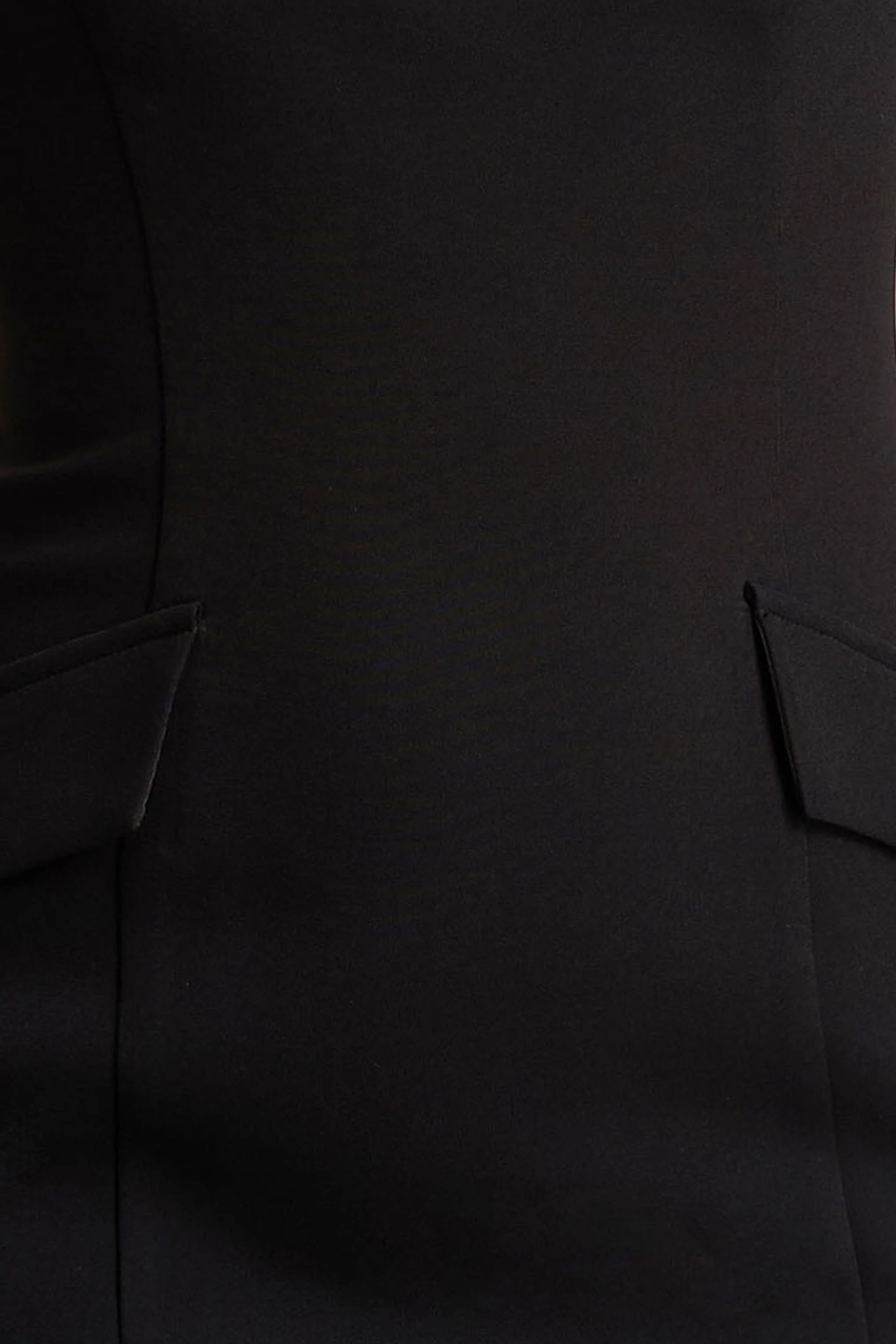 Vaila | Black High-Neck Maxi Dress