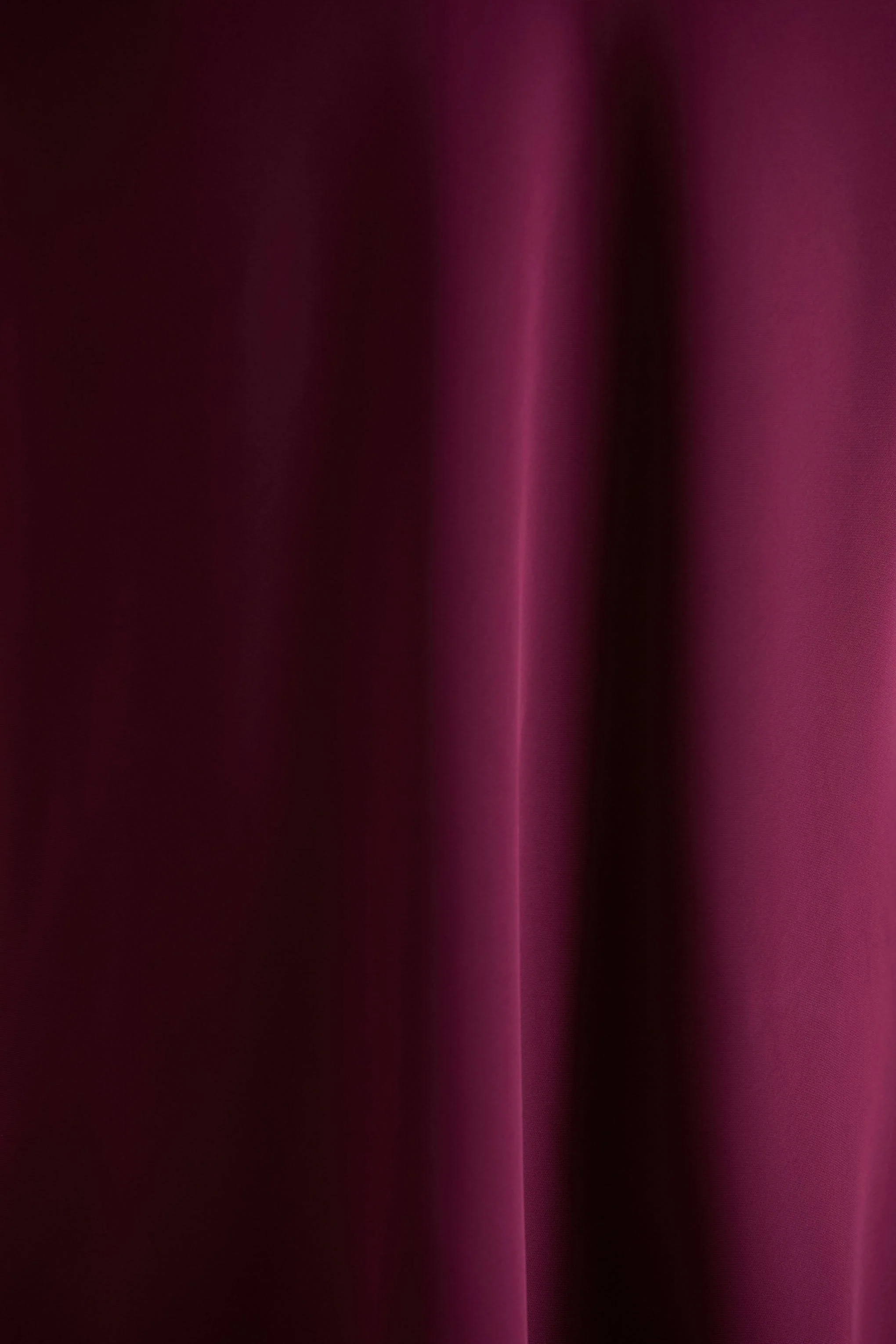 Celina | Burgundy Satin High-Neck Maxi Dress