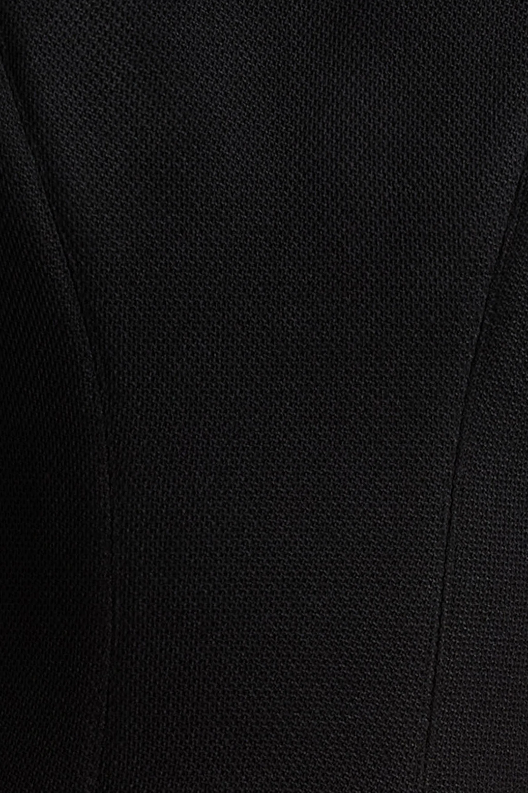 Leilani | Black High-Neck Mini Dress With Ruffling Detail