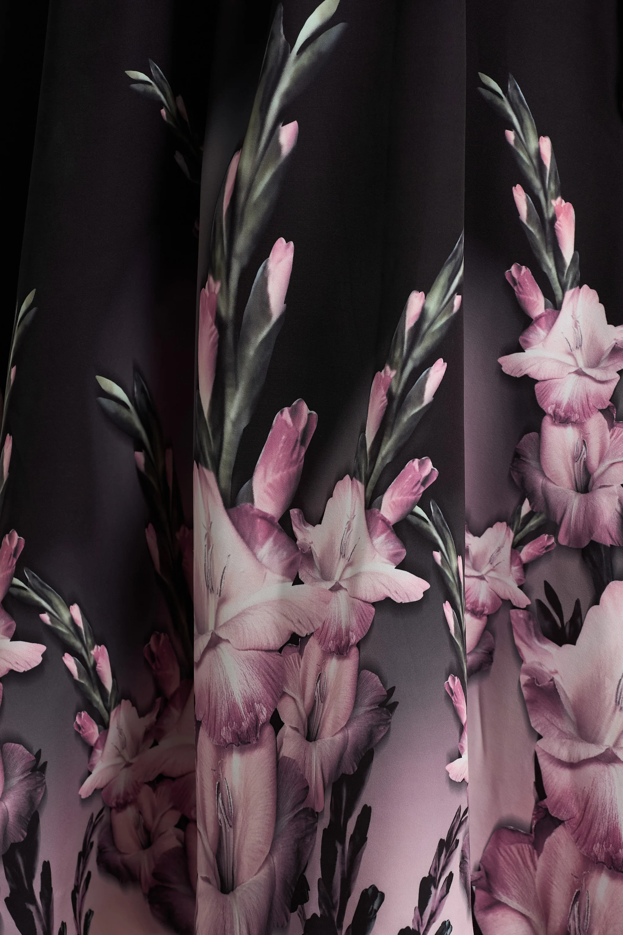 Annalise | Pink Border Print Bandeau Midi Dress