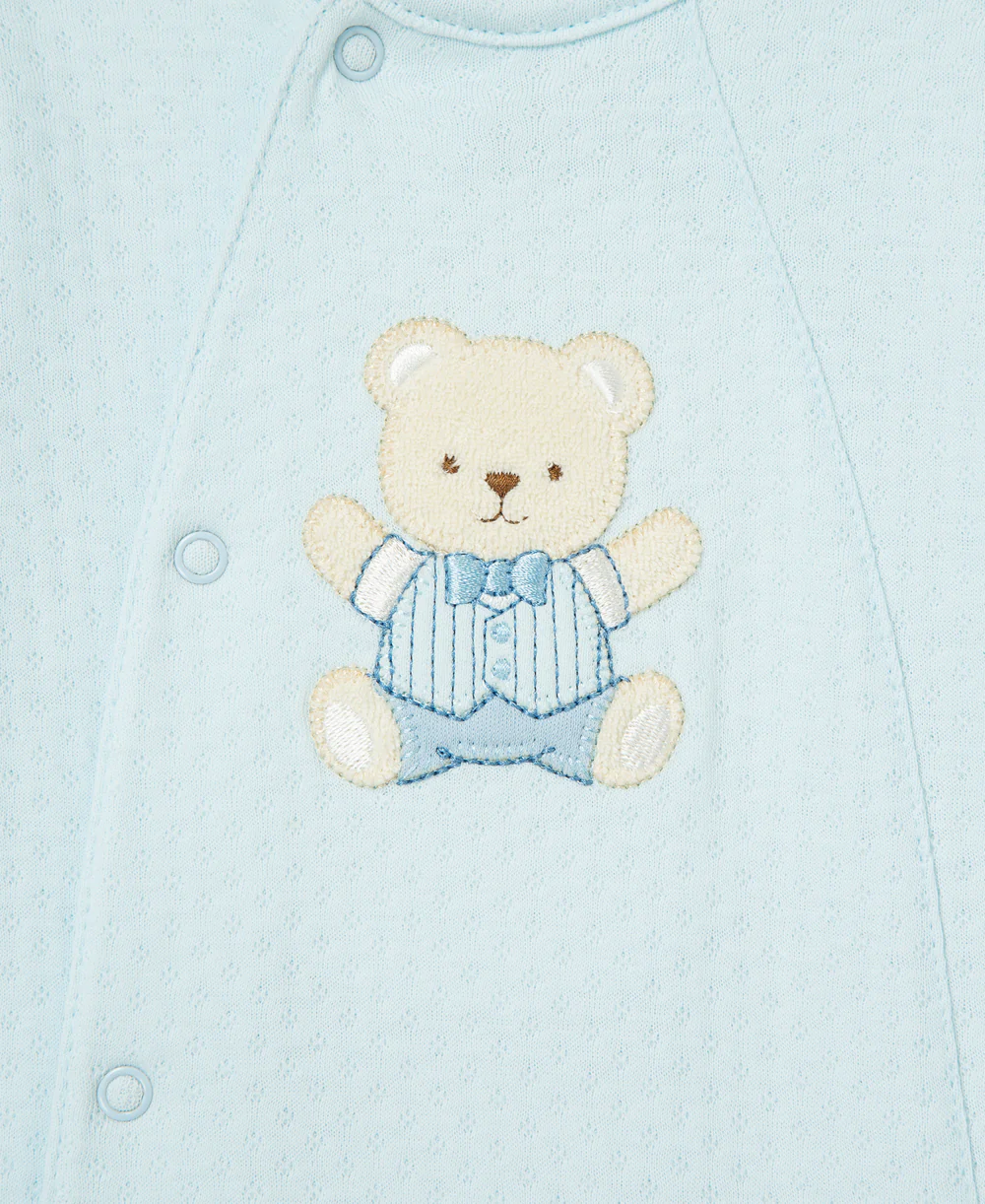 Cute Bear Snap Footie