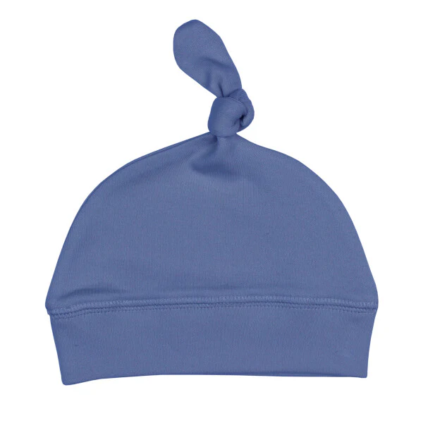 Slate Knotted Organic Cap