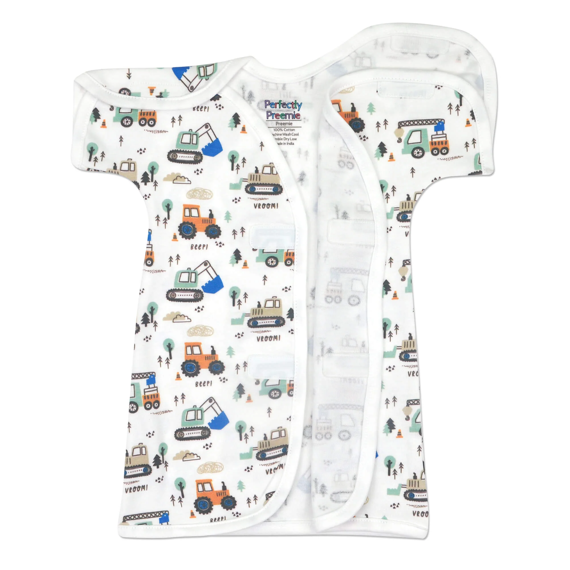 Little Diggers Cotton NICU Gown